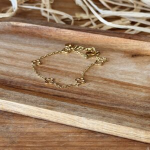 Bracelet trèfle fin