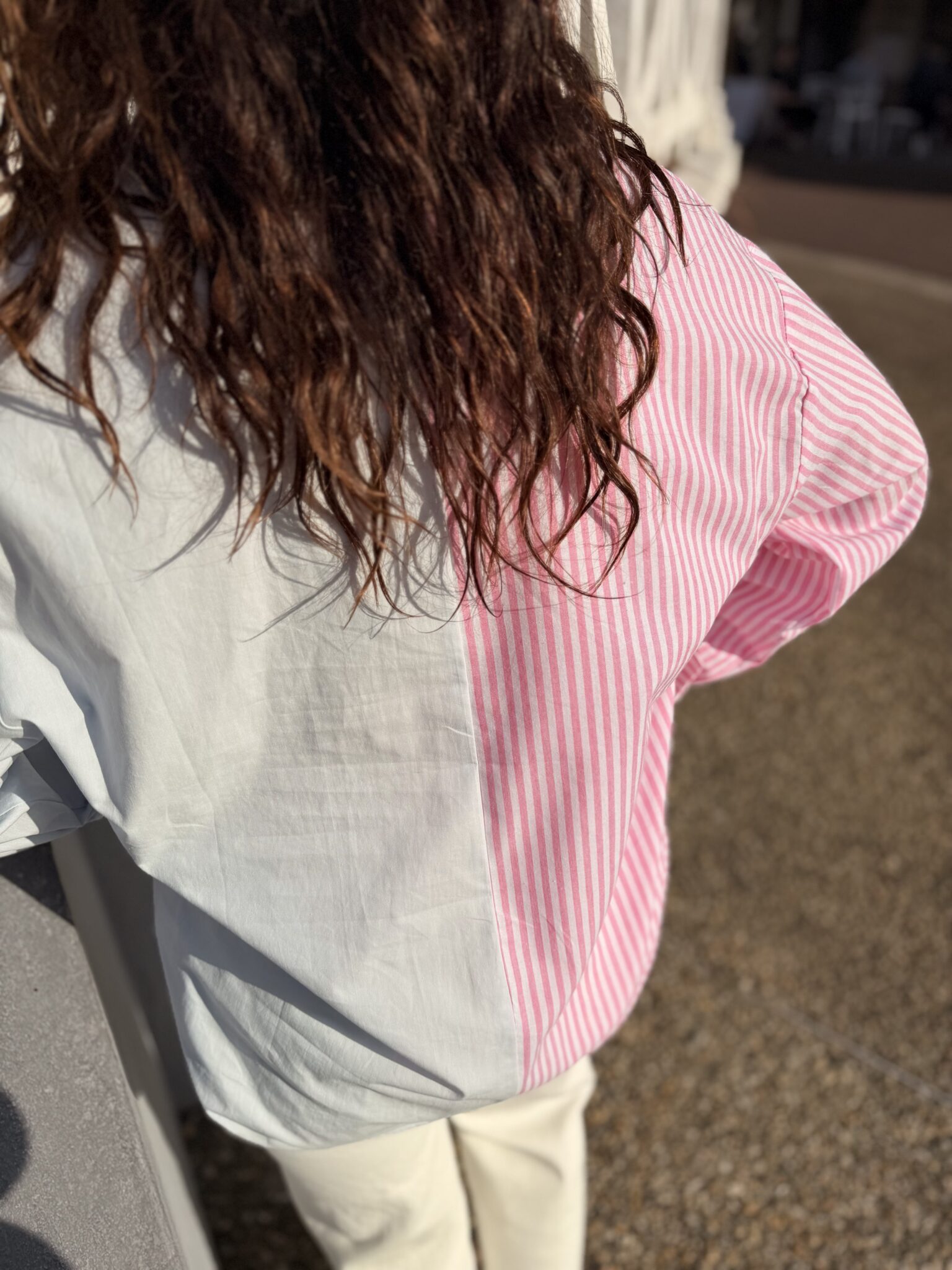 Chemise bicolore rayée – Image 3