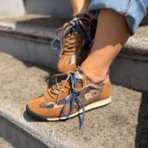 femme porte baskets victoria leopard